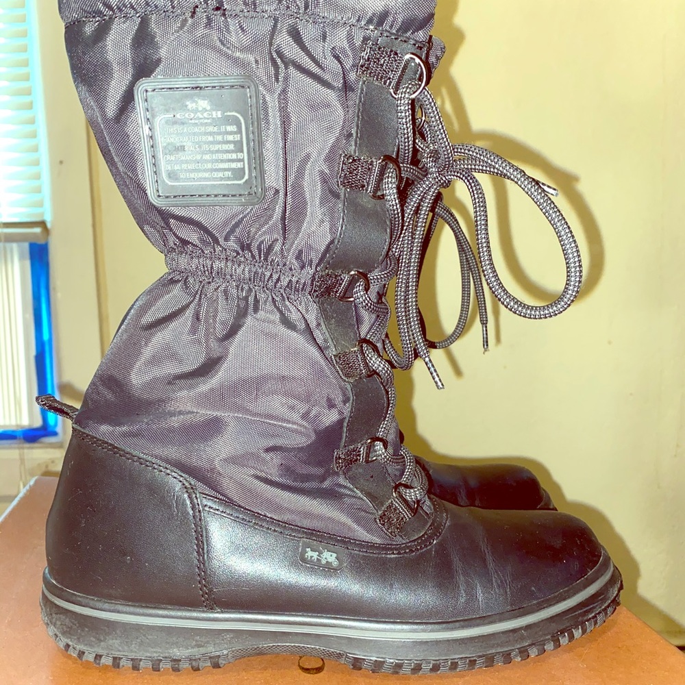 Sage nylon/Aniline leather blk
